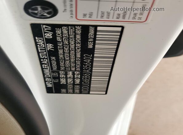 WDDUG6EB6JA356402 2018 MERCEDES-BENZ S White Շարժիչի բաժամունքի տեսք