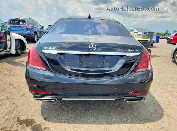 WDDUG6EB9KA445172 2019 MERCEDES-BENZ S Black Widok z tyłu