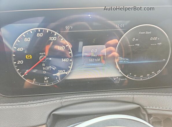 WDDUG6EB9KA445172 2019 MERCEDES-BENZ S Black Widok zestawu wskaźników