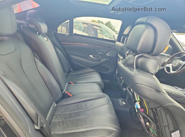 WDDUG6EB9KA445172 2019 MERCEDES-BENZ S Black Widok tylnych siedzeń