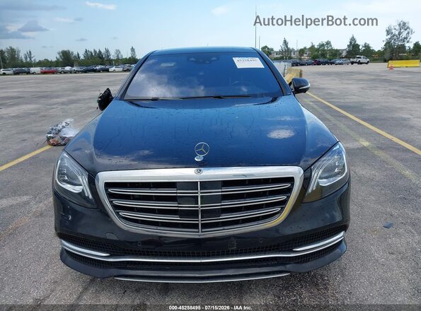 WDDUG6EBXLA510077 2020 MERCEDES-BENZ S-CLASS Black Widok z przodu