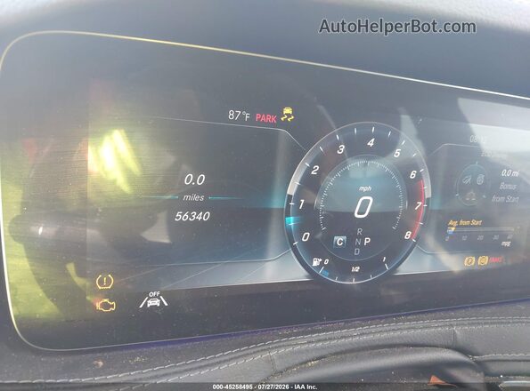 WDDUG6EBXLA510077 2020 MERCEDES-BENZ S-CLASS Black Widok tylnych siedzeń