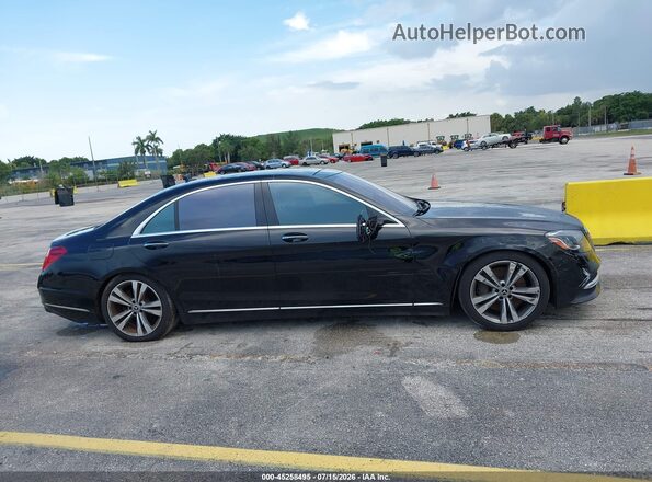 WDDUG6EBXLA510077 2020 MERCEDES-BENZ S-CLASS Black Widok wnętrza z tyłu