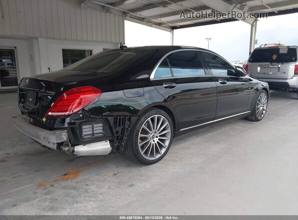 WDDUG8CB1GA231346 2016 MERCEDES-BENZ S-CLASS Black Задня права чверть