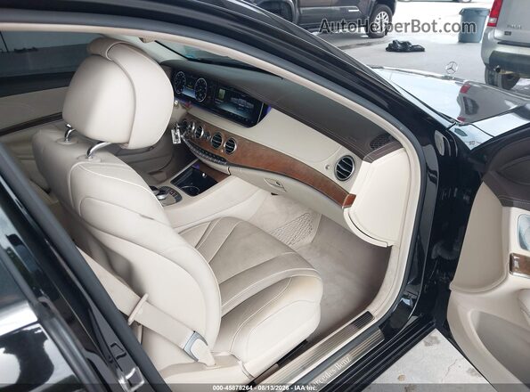 WDDUG8CB1GA231346 2016 MERCEDES-BENZ S-CLASS Black Вид салону спереду