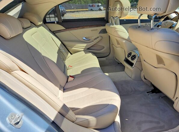 WDDUG8CB2GA209615 2016 MERCEDES-BENZ S Silver Հետևի նստատեղերի տեսք