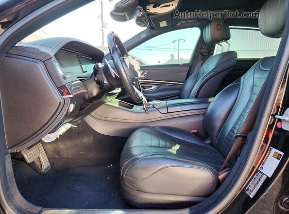 WDDUG8CB2GA241027 2016 MERCEDES-BENZ S Black Vista interior delantera