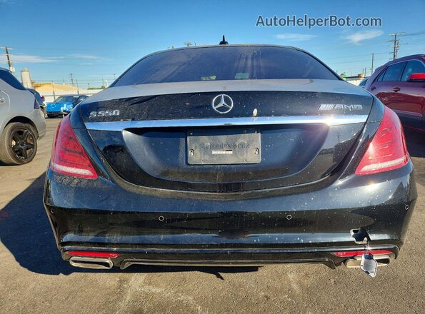 WDDUG8CB2GA241027 2016 MERCEDES-BENZ S Black Vista trasera