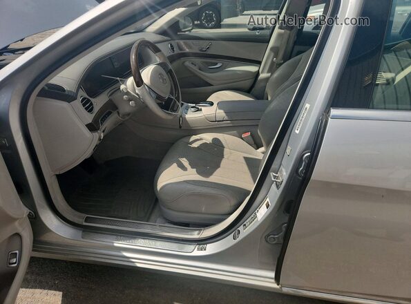 WDDUG8CB2HA291136 2017 MERCEDES-BENZ S Silver წინა სალონის ხედი