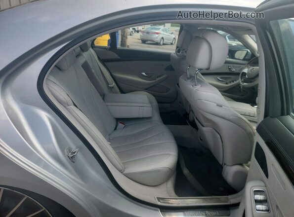 WDDUG8CB2HA291136 2017 MERCEDES-BENZ S Silver უკანა სავარძლების ხედი
