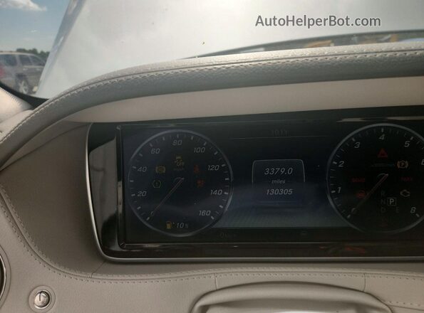 WDDUG8CB2HA291136 2017 MERCEDES-BENZ S Silver ხელსაწყოთა პანელის ხედი