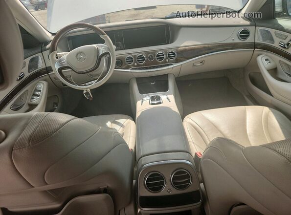 WDDUG8CB2HA291136 2017 MERCEDES-BENZ S Silver წინა პანელის ხედი