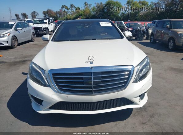 WDDUG8CB3GA234894 2016 MERCEDES-BENZ S-CLASS White Widok wnętrza z tyłu
