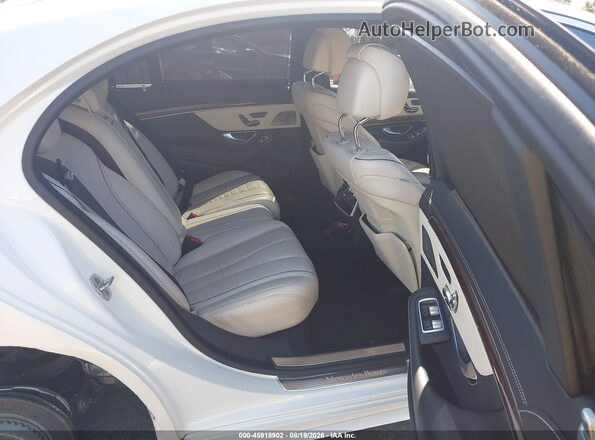 WDDUG8CB3GA234894 2016 MERCEDES-BENZ S-CLASS White Widok naklejki z numerem VIN