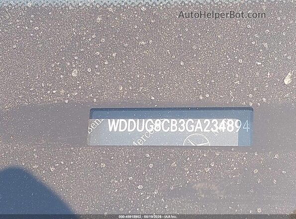 WDDUG8CB3GA234894 2016 MERCEDES-BENZ S-CLASS White Widok komory silnika