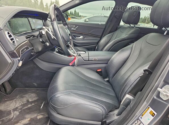 WDDUG8CB3HA301107 2017 MERCEDES-BENZ S Gray Սալոնի դիմացի տեսք