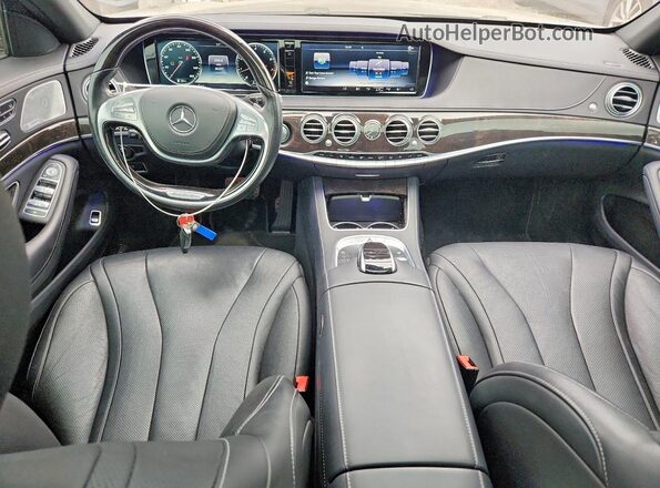 WDDUG8CB3HA301107 2017 MERCEDES-BENZ S Gray Առջևի վահանակի տեսք
