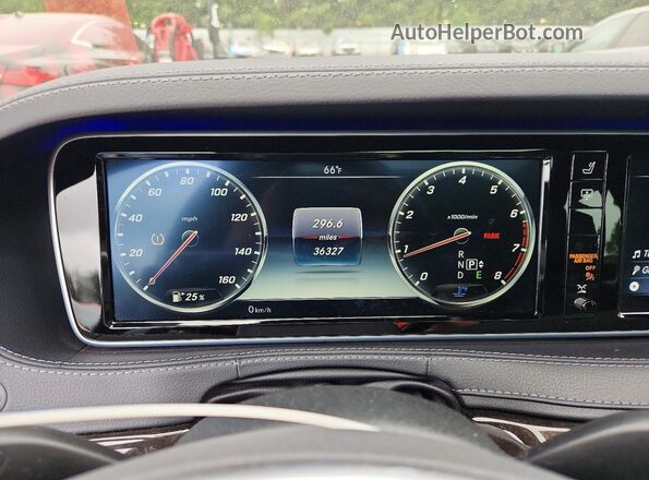 WDDUG8CB3HA301107 2017 MERCEDES-BENZ S Gray Սարքավորումների վահանակի տեսք