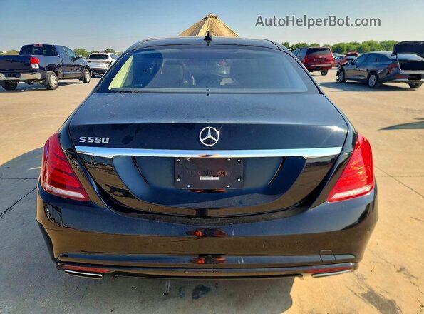 WDDUG8CB4HA321964 2017 MERCEDES-BENZ S Черный Вид сзади