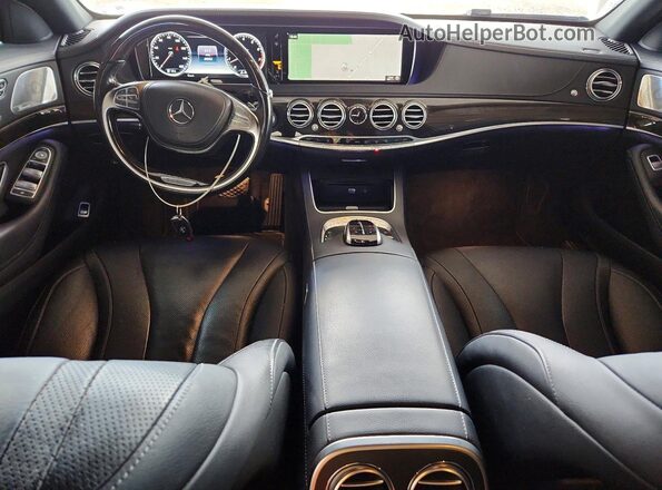 WDDUG8CB5HA326171 2017 MERCEDES-BENZ S Black Widok deski rozdzielczej