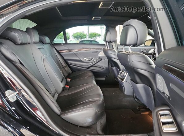 WDDUG8CB5HA326171 2017 MERCEDES-BENZ S Black Widok tylnych siedzeń
