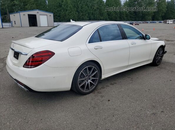 WDDUG8DB2KA429389 2019 MERCEDES-BENZ S White Trasero derecho