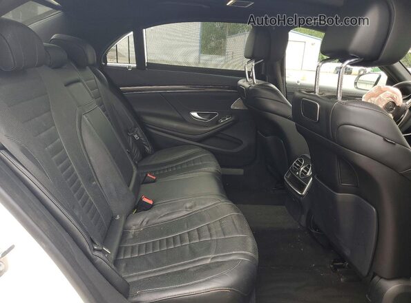 WDDUG8DB2KA429389 2019 MERCEDES-BENZ S White Vista de los asientos traseros