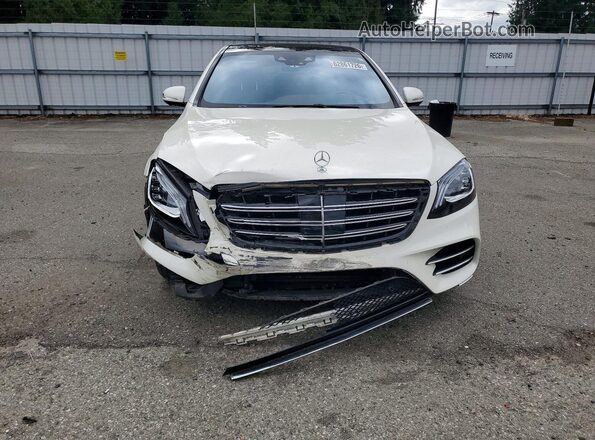WDDUG8DB2KA429389 2019 MERCEDES-BENZ S White Vista frontal