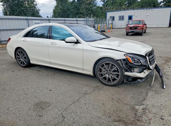 WDDUG8DB2KA429389 2019 MERCEDES-BENZ S White Delantero derecho