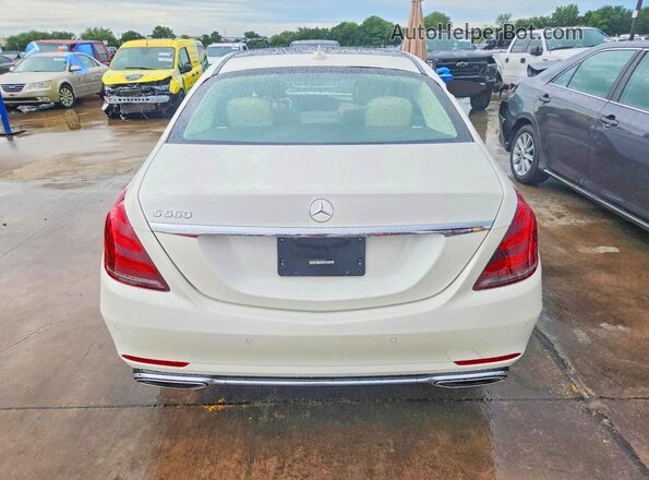 WDDUG8DB3JA367872 2018 MERCEDES-BENZ S White Հետևի տեսք
