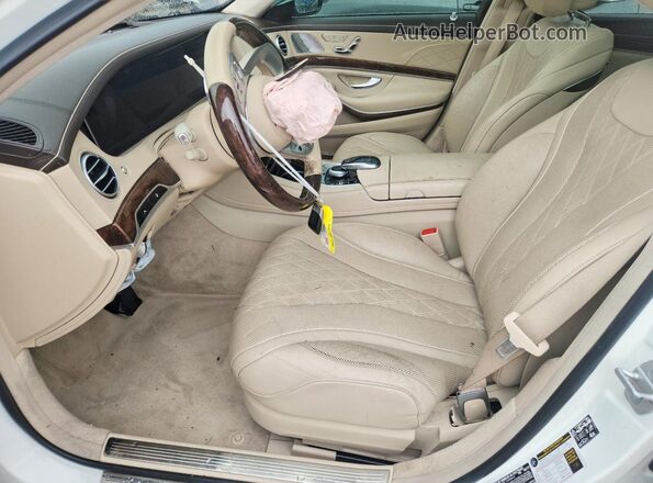 WDDUG8DB3JA367872 2018 MERCEDES-BENZ S White Սալոնի դիմացի տեսք