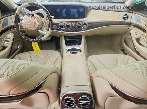 WDDUG8DB3JA367872 2018 MERCEDES-BENZ S White Առջևի վահանակի տեսք