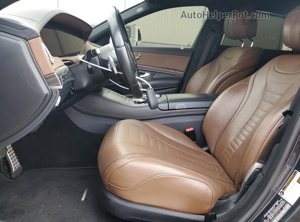 WDDUG8DB6JA397769 2018 MERCEDES-BENZ S Black Вид салону спереду