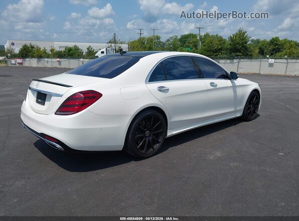 WDDUG8DB6JA409841 2018 MERCEDES-BENZ S-CLASS White Задня права чверть