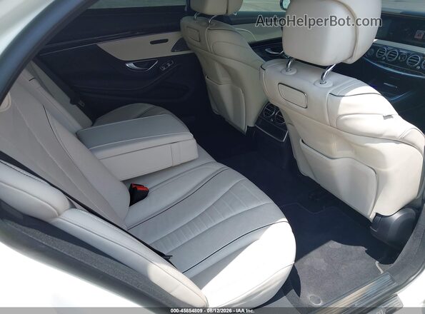 WDDUG8DB6JA409841 2018 MERCEDES-BENZ S-CLASS White Вид наклейки з VIN-кодом