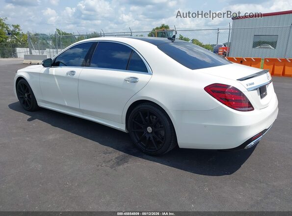 WDDUG8DB6JA409841 2018 MERCEDES-BENZ S-CLASS White Задня ліва чверть