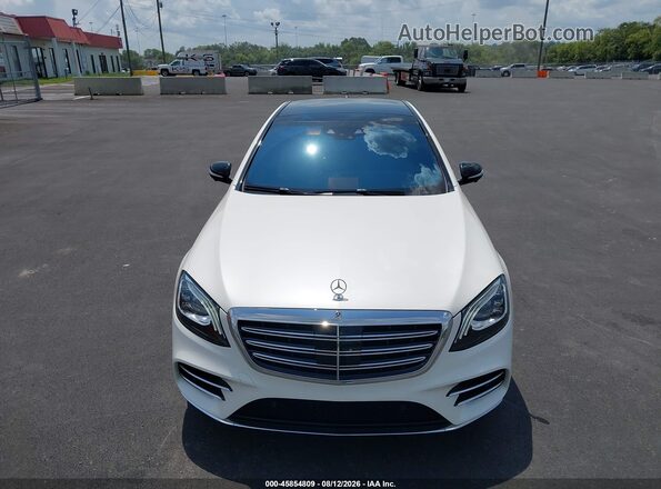 WDDUG8DB6JA409841 2018 MERCEDES-BENZ S-CLASS White Вид спереду