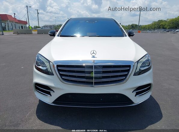 WDDUG8DB6JA409841 2018 MERCEDES-BENZ S-CLASS White Вид щитка приладів