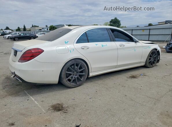 WDDUG8DB8JA410392 2018 MERCEDES-BENZ S White Задня права чверть