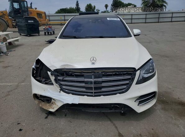 WDDUG8DB8JA410392 2018 MERCEDES-BENZ S White Вид спереду
