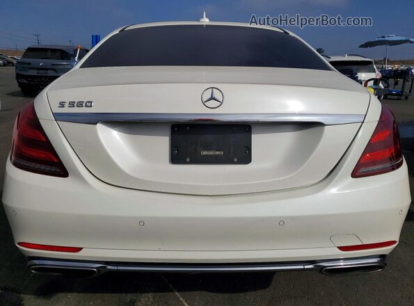 WDDUG8DB8LA504923 2020 MERCEDES-BENZ S White Вид ззаду