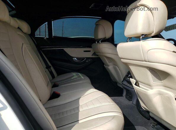 WDDUG8DB8LA504923 2020 MERCEDES-BENZ S White Вид задніх сидінь