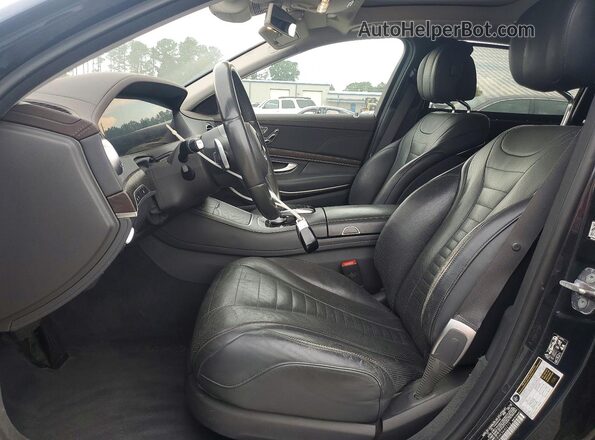 WDDUG8DB9KA440213 2019 MERCEDES-BENZ S Gray Widok wnętrza z przodu