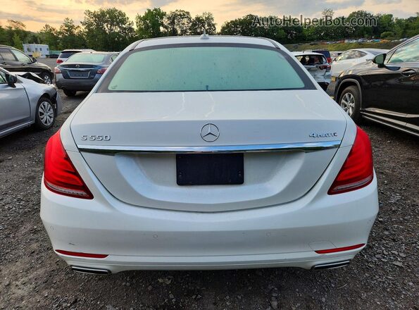 WDDUG8FB2HA309596 2017 MERCEDES-BENZ S White Vista trasera