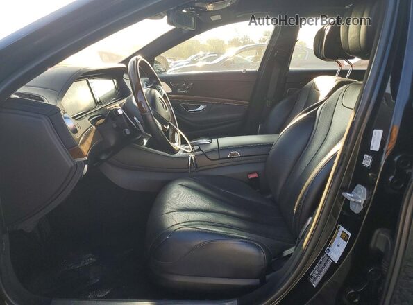 WDDUG8FB4GA245494 2016 MERCEDES-BENZ S Black Front interior view