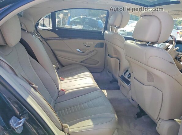 WDDUG8FB4GA246385 2016 MERCEDES-BENZ S Black Vista de los asientos traseros