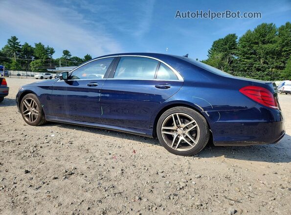 WDDUG8FB6GA205353 2016 MERCEDES-BENZ S Blue Trasero izquierdo