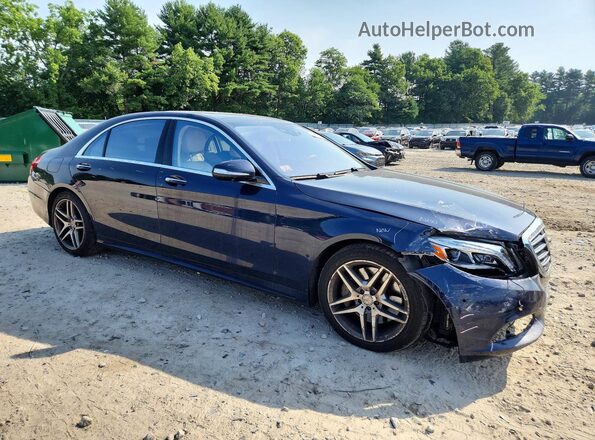 WDDUG8FB6GA205353 2016 MERCEDES-BENZ S Blue Delantero derecho