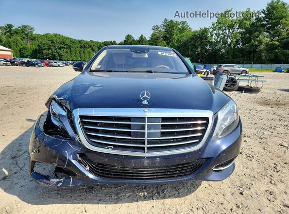 WDDUG8FB6GA205353 2016 MERCEDES-BENZ S Blue Vista frontal