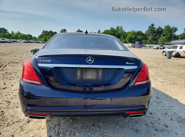 WDDUG8FB6GA205353 2016 MERCEDES-BENZ S Blue Vista trasera